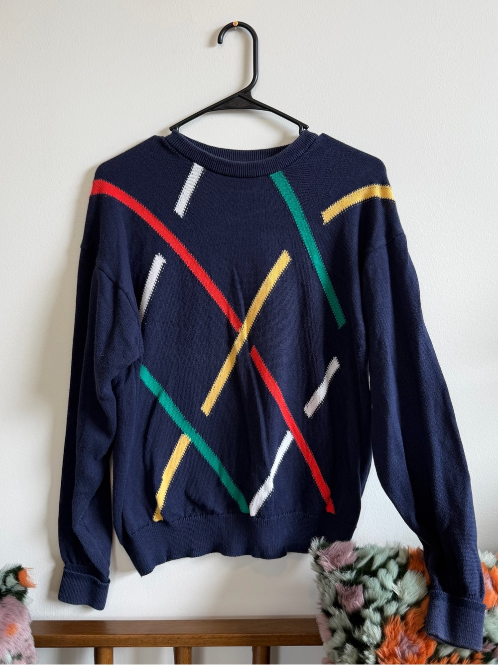 VINTAGE LORD JEFF IRISH COTTON PATTERN SWEATER